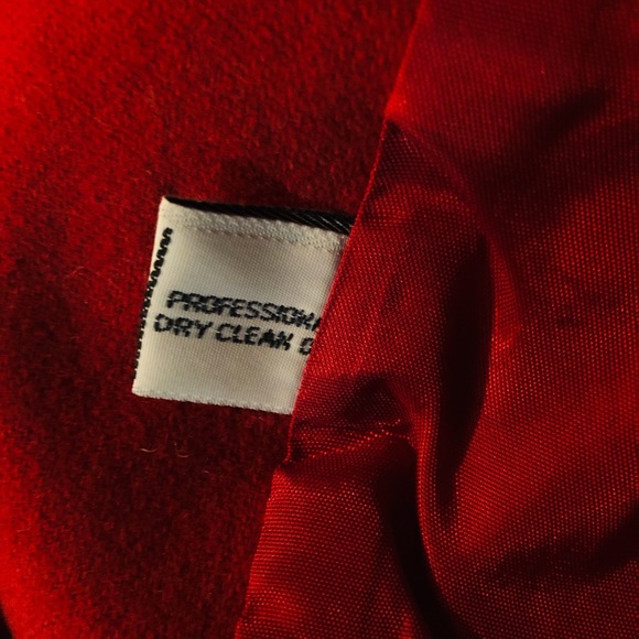 Vintage red wool blazer - Picture 6 of 6